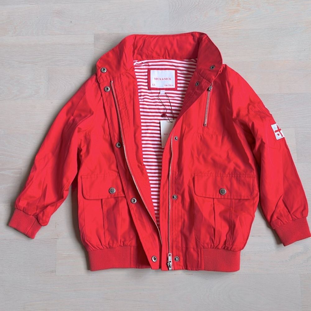 New with tags Neck&Neck kids red jacket